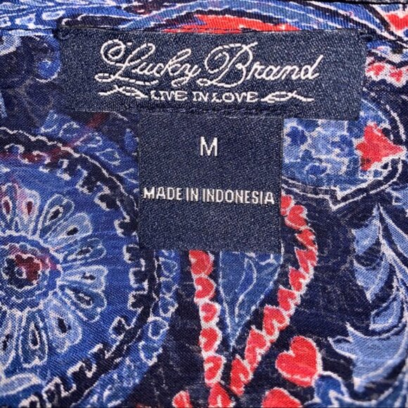 Lucky Brand Peasant Top - Picture 3 of 3